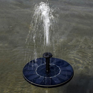 Round Solar Fountain Floating Water Fountain