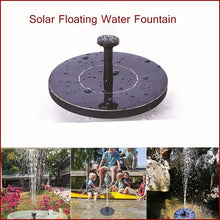 Load image into Gallery viewer, Round Solar Fountain Floating Water Fountain
