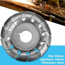 Load image into Gallery viewer, Electric Angle Grinder Shaping Blade Wood
